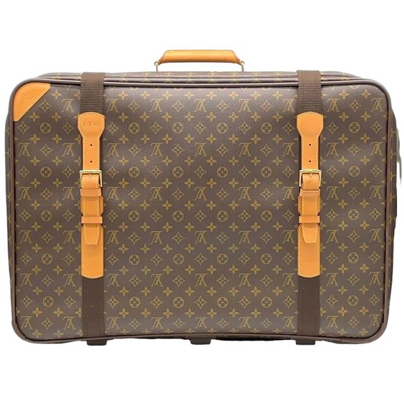 301754O Louis Vuitton Travel Bag Suitcase Satellite 70 Brown Monogram - Picture 2 of 16
